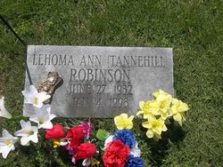 Lehoma Ann <I>Tannehill</I> Robinson 
