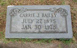 Carrie J. <I>Mineer</I> Bailey 