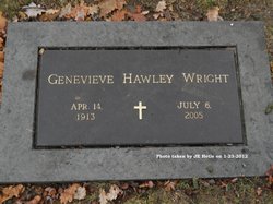 Genevieve Frances <I>Hawley</I> Wright 