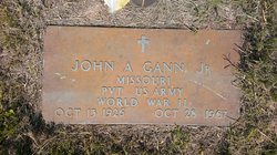 Pvt John Adam Gann Jr.