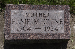 Elsie Matilda <I>Thompson</I> Cline 