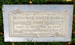 Alphonse Dante “Danny” Barra 