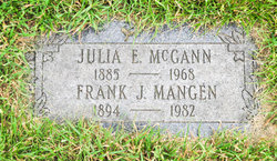 Julia Evelyn <I>Mangen</I> McGann 