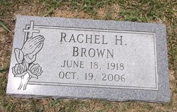 Rachel <I>Hindle</I> Brown 