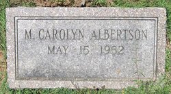 Carolyn M. Albertson 
