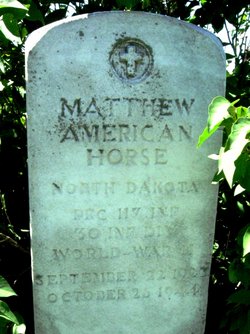 PFC Matthew American Horse 