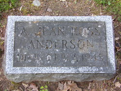 A Jean <I>Ross</I> Anderson 