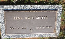 Lena Kate <I>DeLoach</I> Miller 
