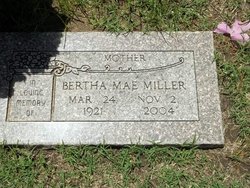 Bertha Mae <I>Henderson</I> Miller 