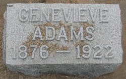 Genevieve “Genny” <I>Welch</I> Adams 