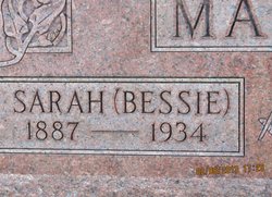 Sarah Elizabeth “Bessie” <I>Writtenberry</I> Mayes 