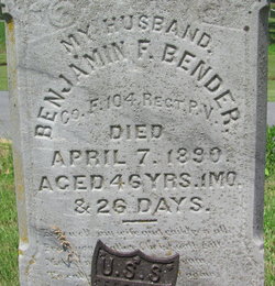 Pvt Benjamin Franklin Bender 