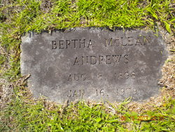 Bertha <I>McLean</I> Andrews 
