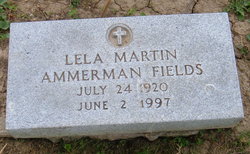 Lela Berry <I>Martin</I> Ammerman Fields 