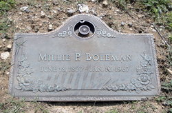 Millie <I>Potts</I> Boleman 