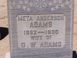 Meta <I>Anderson</I> Adams 