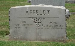 Agnes <I>Russell</I> Affeldt 