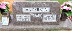 Mary <I>Ashby</I> Anderson 