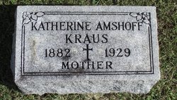 Katherine <I>Hellmann</I> Amshoff Kraus 