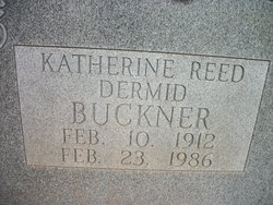 Katherine Reed <I>Dermid</I> Buckner 