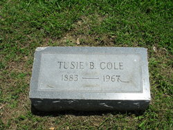 Tusie Belle <I>Harmon</I> Cole 