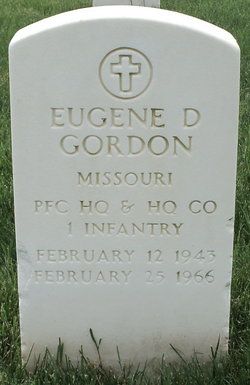 PFC Eugene D Gordon Jr.