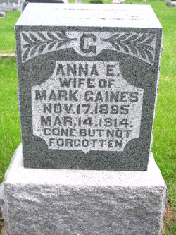 Anna Eliza “Annie” <I>Patton</I> Gaines 
