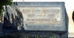 Elsie <I>Clapp</I> Donaldson 