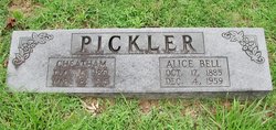 Alice Bell <I>Hall</I> Pickler 
