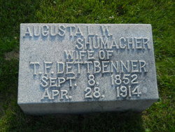 Augusta L. <I>Shumacher</I> Dettbenner 
