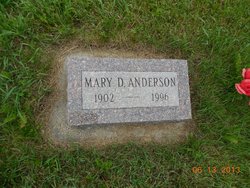 Mary D Anderson 