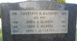 Nora Agnes <I>Madden</I> Mahoney 
