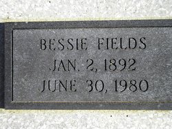 Bessie <I>Waters</I> Fields 