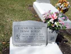 Elizabeth Marie <I>Trimm</I> Burdis 