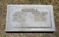 Anna Marie <I>Chase</I> Nowell 