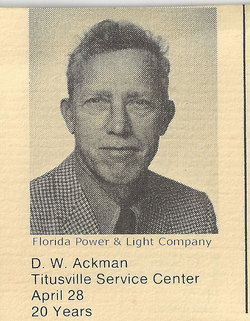 Donald Willard “Don” Ackman 