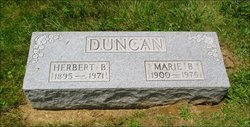 Marie B <I>Elston</I> Duncan 