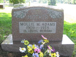 Mollie Mae <I>Burk</I> Adams 