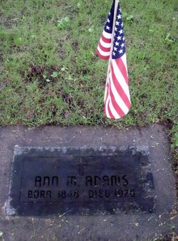 Ann Maria <I>Durrant</I> Adams 