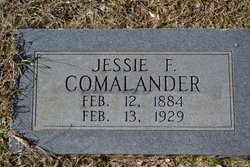 Jessie V <I>Fincher</I> Comalander 