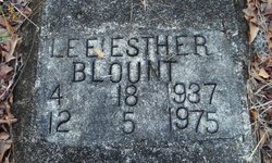 Lee Esther Blount 