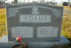 Jeanette E <I>Kennedy</I> Adams 
