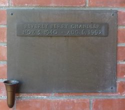 Beverly Jean <I>Berry</I> Chandler 