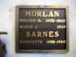 Harriette <I>Morlan</I> Barnes 