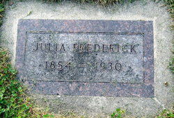 Julia Ann “Ernestine” <I>Firl</I> Fredrich 