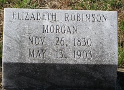 Sarah Elizabeth “Betty” <I>Robinson</I> Morgan 