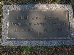 Lillie Mae <I>Manning</I> Baxter 