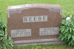 Minnie <I>Greiner</I> Beebe 
