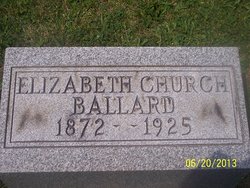 Elizabeth <I>Church</I> Ballard 