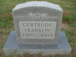 Gertrude <I>Riggs</I> Franklin 